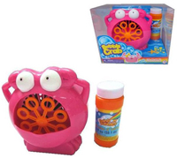 BATTERY OPERATED PINK CRAB ENDLESS BUBBLE MACHINE * CLOSEOUT 7.50