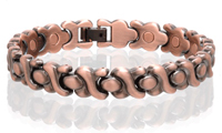 SOLID COPPER LINK MAGNETIC BRACELET #L03