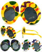 COLORED EGGS PARTY EYE GLASSES *- CLOSEOUT $ 1 EA