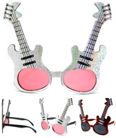 METALLIC GUITAR PARTY EYE GLASSES