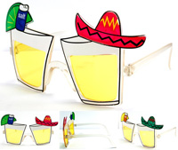 TEQUILA SHOT GLASS PARTY EYE GLASSES