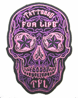 DAY OF THE DEAD SUGAR SKULL LADIES 4 INCH PATCH