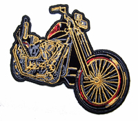 KING QUEEN BIKE MOTORCYCLE BIKE 4 INCH PATCH