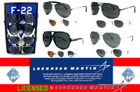 F22 LOCKHEED MARTIN PILOT AVAITOR GLASSES