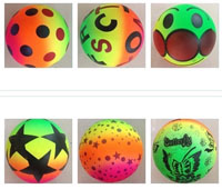 RAINBOW NOVELTY 9 INCH PLAY BALLS