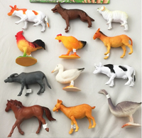 LARGE 6 INCH RUBBER PVC FARM ANIMALS