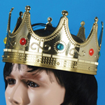ADULT SIZE JEWELED CROWN *- CLOSEOUT NOW $ 2.50 EA
