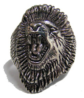 ROARING LION BIKER RING