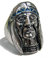 INDIAN HEAD BIKER RING'S