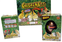 COLORED HATCH & GROW MAGIC CHICKEN EGG *- CLOSEOUT 50 CENTS EA