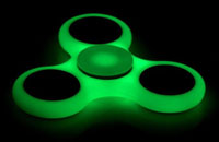 GLOW IN THE DARK FINGER FIDGET HAND SPINNERS -SALE NOW 75 CENT EA