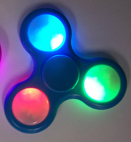 LIGHT UP CHANGE COLOR FINGER FIDGET HAND SPINNER - SALE $1.50 EA