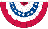 AMERICAN USA BUNTING HANGING BANNER 5 X 3 FLAG
