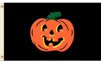 CARVED PUMPKIN FACE HALLOWEEN 3 x 5 FLAG *