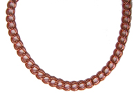 SOLID COPPER LADIES LINK 24 INCH NECKLACE