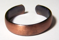 SOLID COPPER SMOOTH RING STYLE # PPB