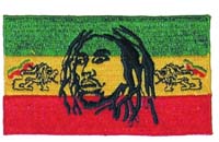 RESTA REGEA STRIPS DREADLOCK 4 IN EMBRODIERED PATCH - CLOSEOUT