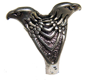 DOUBLE HEAD EAGLE DELUXE BIKER RING *- CLOSEOUT $ 3.50 EACH