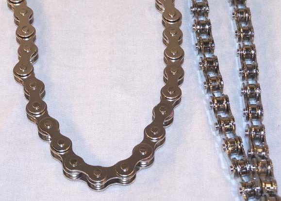 METAL BIKE CHAIN LINKS NECKLACES