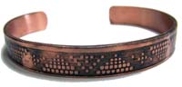 PURE COPPER 22 gram NATIVE STYLE #S CUFF BRACELET