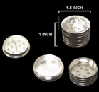 COIN SHAPED TOBACCO GRINDERS