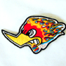 WOOD PECKER FLAMES PATCH