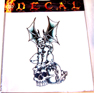 GARGOYLE WINDOW DECAL  - CLOSEOUT NOW ONLY 25 CENTS EA