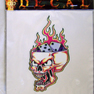 OPEN SKULL DICE DECAL - CLOSEOUT NOW ONLY 25 CENTS EA