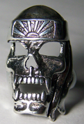 KAMIKAZE NINJA SKULL DELUXE BIKER RING