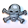SKULL X BONE HAT / JACKET PIN *- CLOSEOUT NOW 50 CENTS EACH