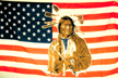 AMERICAN INDIAN FACE 3 X 5 FLAG