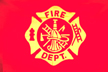 FIRE DEPARTMENT 3 X 5 FLAG