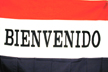 BIENVENIDO ( WELCOME ) 3 X 5 FLAG ** CLOSEOUT $ 2.75 EA