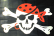 BANDANA SKULL X BONE PIRATE FLAG - * CLOSEOUT $ 2.50 EA