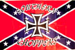 REBEL CONFEDERATE SOUTHERN CHOPPERS 3 X 5 FLAG-* CLOSEOUT $2.50