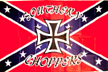 REBEL CONFEDERATE SOUTHERN CHOPPERS 3 X 5 FLAG-* CLOSEOUT $2.50
