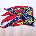 REBEL BIKER FLAG PATCH'S