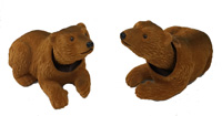 MOVING HEAD BOBBLE HEAD BROWN BEAR *- CLOSEOUT $ 1.50 EA