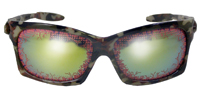 CAMO FRAME BLOOD SHOT EYES SUNGLASSES - CLOSOUT NOW ONLY $1 EA