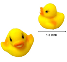 SMALL RUBBER FLOATING DUCKS *- CLOSEOUT NOW ONLY 25 CENTS EA