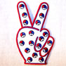 USA FINGER PEACE PATCH'S