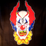 CRAZY CLOWN CLOTH 45 IN WALL TAPESTRY -* CLOSEOUT $1.95 EA