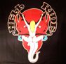 HELL RIDE CLOTH 45 IN WALL TAPESTRY -* CLOSEOUT $2.50 EA