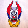 CRAZY CLOWN EMBROIDERED BIKER PATCH