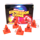 EXPRESSION TRAFFIC CONES KEY CHIAN *- CLOSEOUT NOW $ 20 EA