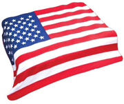 AMERICAN USA FLAG LARGE 50X60 IN PLUSH THROW BLANKET