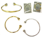 MAGNETIC GOLD OR SILVER BANGLE BRACELETS - CLOSEOUT $ 1.50 EA