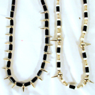 SPIKED METAL 18 INCH NECKLACES - CLOSEOUT $ 1  EACH