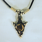 ARROW HEAD WITH COIN NECKLACE - DOZEN