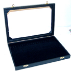ENCLOSED JEWELRY TRAY WITH PAD *- CLOSEOUT $10 EACH